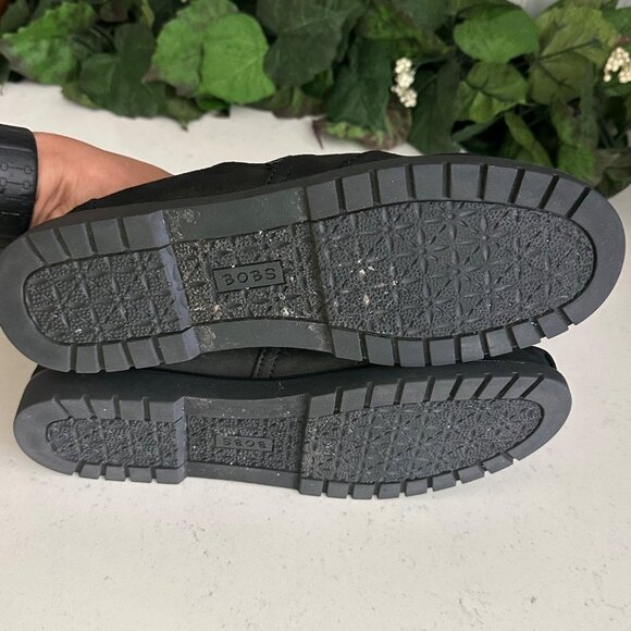 Bobs Womens Black Slip-On Shoes Size 9 Lightweight Casual Comfortable Textile Up - Picture 8 of 9